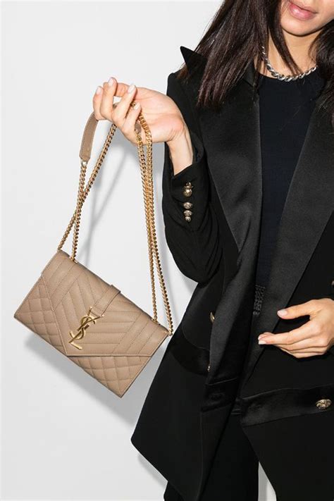 ysl bag envelope|YSL envelope bag beige.